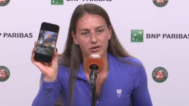 Ucraniana Kostyuk entre lágrimas en Roland Garros: Un misil cayó a 100 metros de mi casa