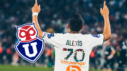   ¿Señal del futuro?: Olympique de Marsella saludó a la U con foto de Alexis Sánchez 