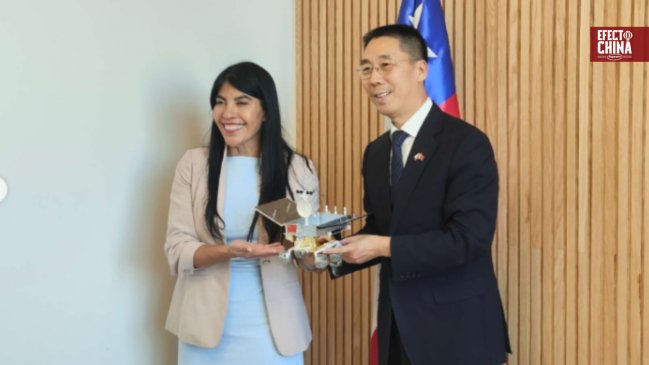 Embajador chino se reunió con la ministra Lincolao