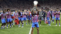 Los festejos de Crystal Palace como flamante campeón de la Conference League