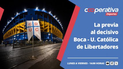 Cooperativa Deportes: La previa al decisivo Boca-U. Católica de Libertadores