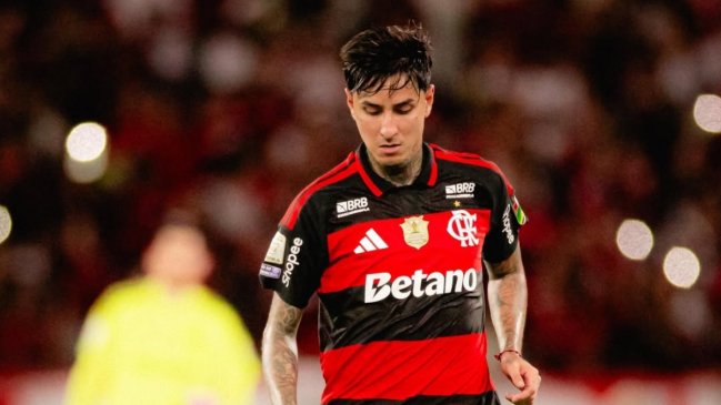 Erick Pulgar hizo su aporte en triunfo de Flamengo ante Coritiba