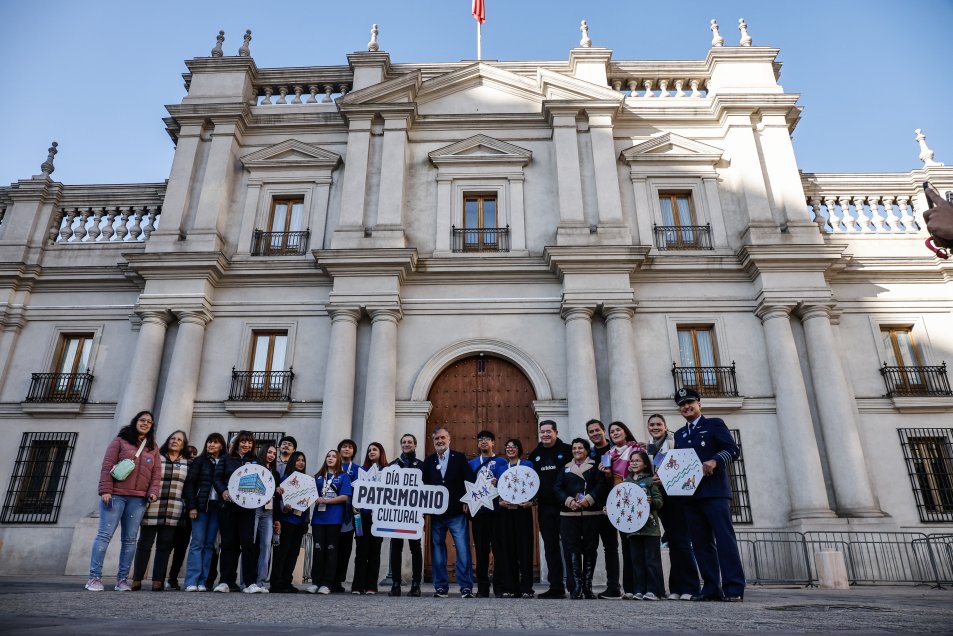 La Moneda abrió sus puertas a visitantes en el Día del Patrimonio