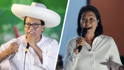 Sánchez y Fujimori se culparon del "caos" en Perú a una semana de la segunda vuelta presidencial