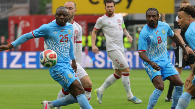 RD Congo igualó con Dinamarca en amistoso ante miles de espectadores
