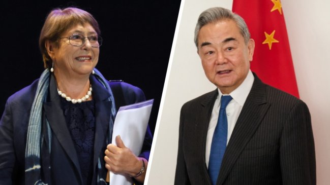 Bachelet se reunió con el canciller chino en medio de su campaña ONU