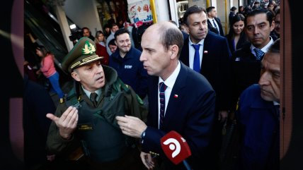   Policías realizaron operativo de control con la presencia de Arrau 