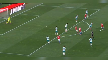 Lucas Cepeda descontó para La Roja en el final ante Portugal con un zurdazo