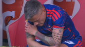 Otro problema para la U: Charles Aránguiz salió lesionado en el empate ante Audax Italiano