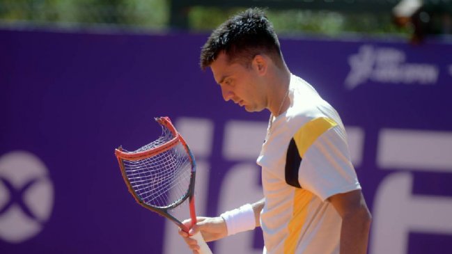 Barrios tuvo debut y despedida en Challenger de Bratislava