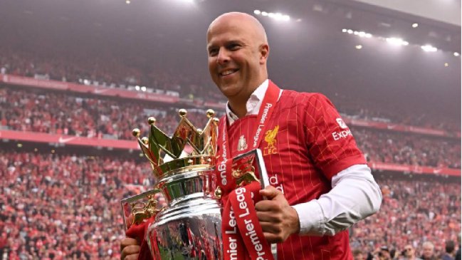 Arne Slot en su despedida de Liverpool: 
