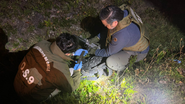 Puerto Montt: Carabineros recuperó subametralladora UZI que 