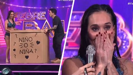   Vale Roth reveló el sexo de su guagua en pleno 
