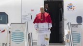 León XIV llegó a Barcelona para su visita de dos días a Cataluña