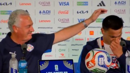  Diego Gómez se emocionó hasta las lágrimas antes del debut de Paraguay en el Mundial 