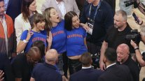 Taylor Swift encabezó las celebraciones tras el triunfo clave de Knicks ante Spurs en la NBA