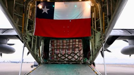 Chile envió seis toneladas de ayuda humanitaria a Bolivia