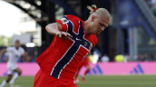 Haaland anotó su primer gol mundialista para adelantar a Noruega contra Irak