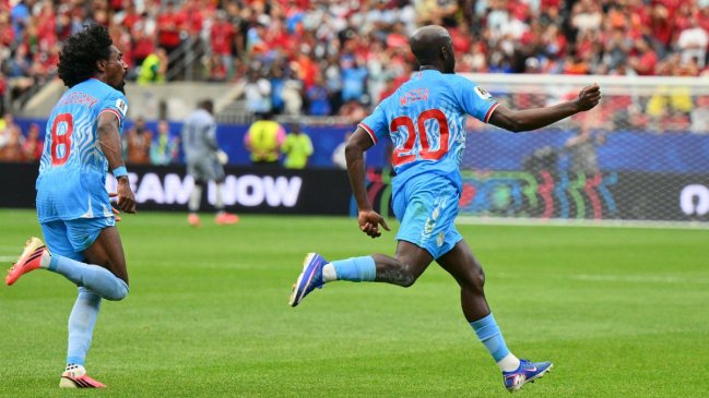 Celebró con animado baile: Yoane Wissa marcó el empate de RD Congo ante Portugal
