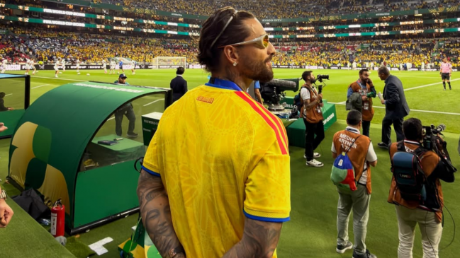 Maluma fue al Estadio Azteca a alentar a Colombia en el debut en el Mundial 2026