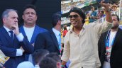 Invitados de lujo: Ronaldo y Ronaldinho presenciaron la victoria de Brasil sobre Haití