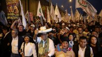 Perú: Sánchez marchó junto a sus seguidores para exigir 