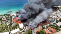 Las imágenes del incendio en lujoso hotel de República Dominicana