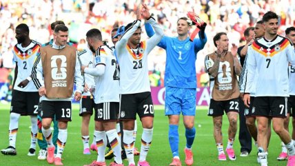   La agónica celebración de Alemania ante Costa de Marfil 
