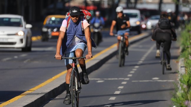 Informe de Conaset recomendó continuar la construcción de la ciclovía Alameda-Providencia