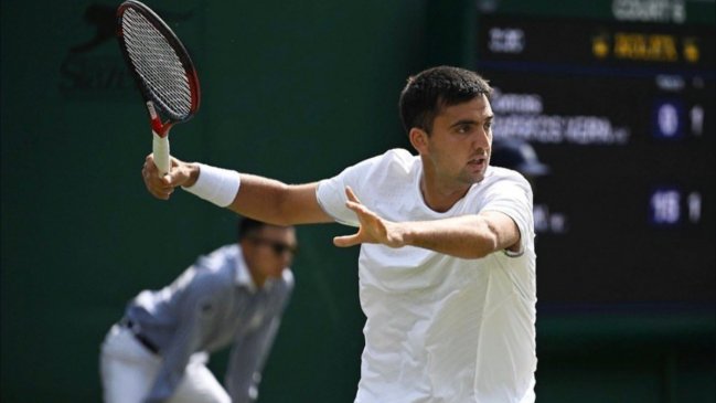 Tomás Barrios quedó a un triunfo del cuadro principal en Wimbledon