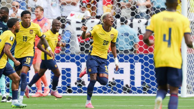 Ecuador respondió ante Alemania con un golazo de Angulo