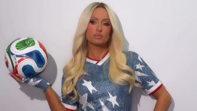 Paris Hilton se lució en la previa del EE.UU. vs. Turquía