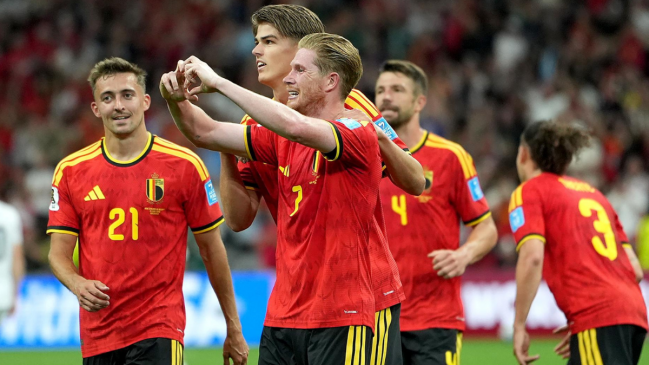 Bélgica avanzó a 16avos como líder del Grupo G y eliminó con goleada a Nueva Zelanda