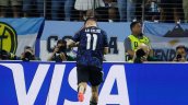Giovani Lo Celso anotó un golazo de tiro libre para Argentina ante Jordania