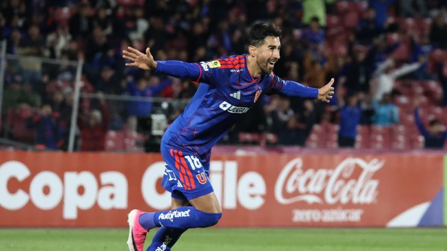 [VIDEO] Lucero apareció para la ventaja de la U sobre San Felipe en la Copa Chile