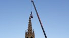 Fue retirada la cruz que estaba a punto de caer en iglesia de Viña del Mar