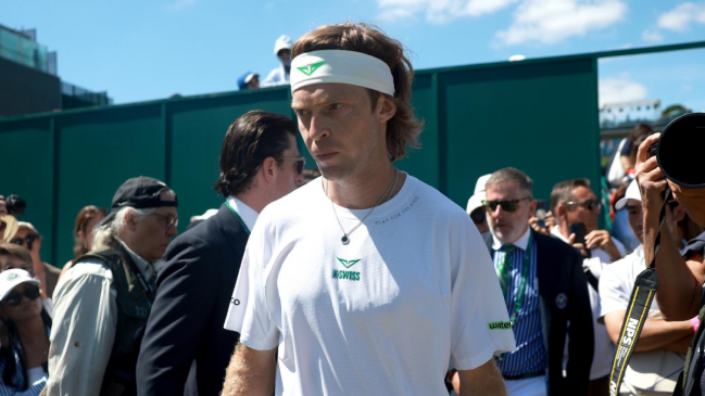 Rublev lamentó sorpresiva eliminación en primera ronda de Wimbledon