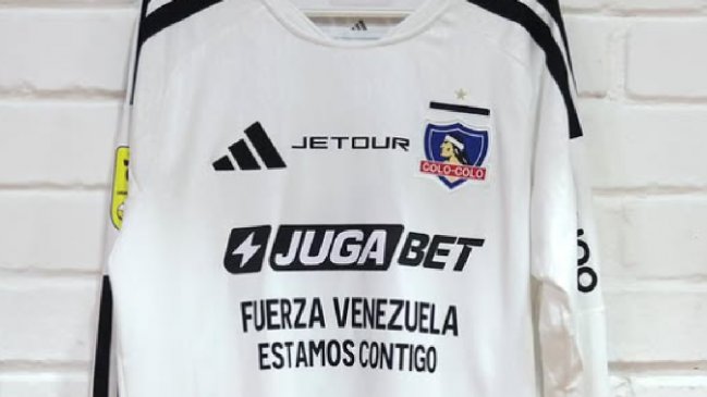 Colo Colo saldrá a la cancha con especial camiseta en apoyo a Venezuela