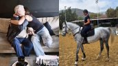 Kel Calderón se emocionó con regalo de sus papás: Recibió un caballo llamado 