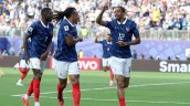 Olise asistió y Barcola estiró la ventaja de Francia con un derechazo ante Suecia