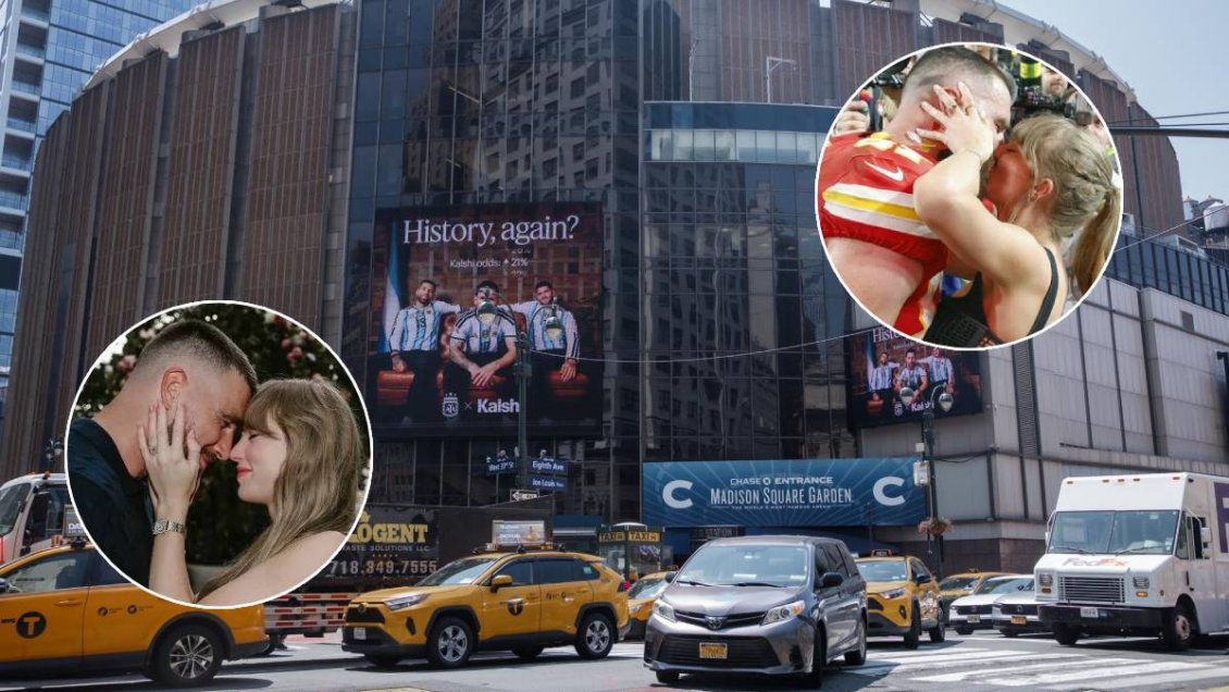 El Madison Square Garden se prepara para la gran boda de Taylor Swift y Travis Kelce