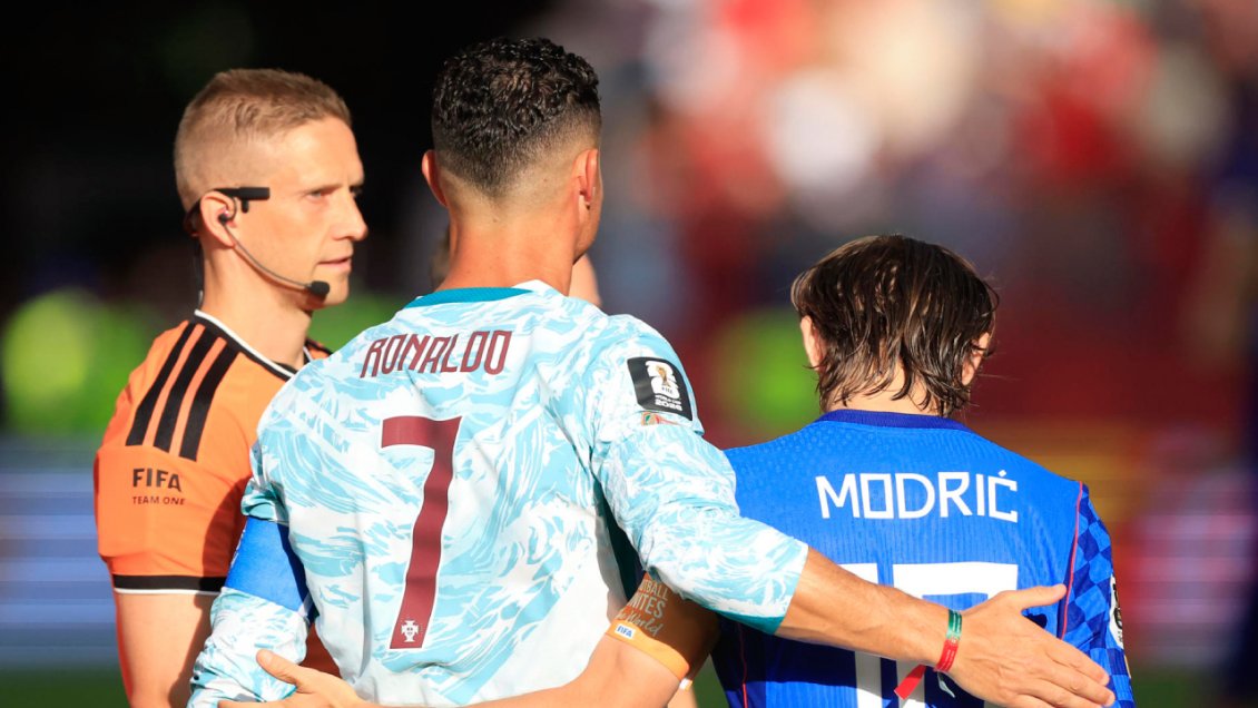 El emotivo abrazo de Cristiano Ronaldo y Luka Modric en el Mundial