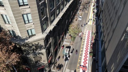 Última etapa de obras para reponer circulación del transporte público en calle Bandera