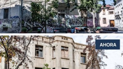 Restauran las fachadas del histórico Barrio Concha y Toro