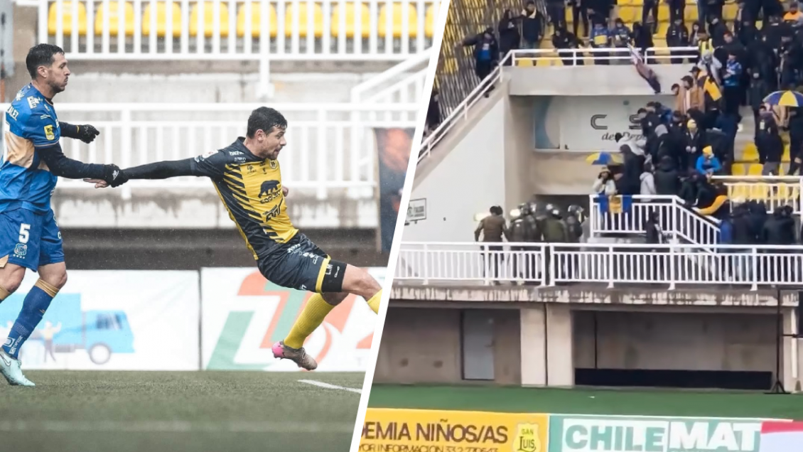 Copa Chile: Carabineros entró a la barra de Everton por incidentes en empate con San Luis
