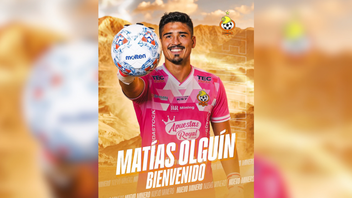 Cobresal presentó a Matías Olguín como su nuevo refuerzo para la segunda rueda