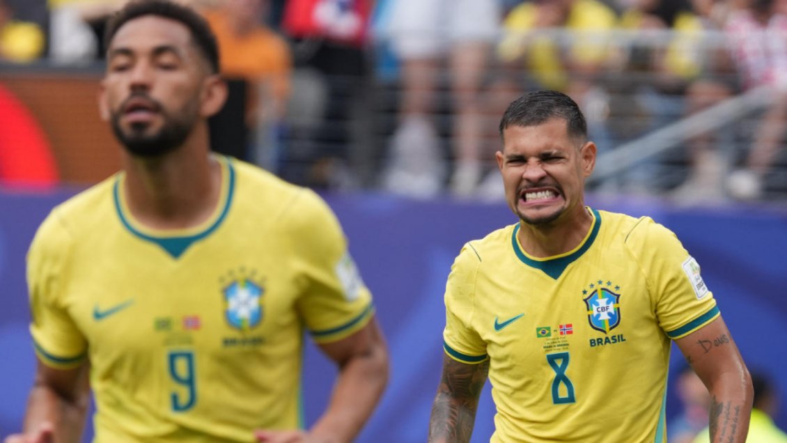 Bruno Guimaraes falló penal ante Noruega y Brasil dejó escapar clara chance