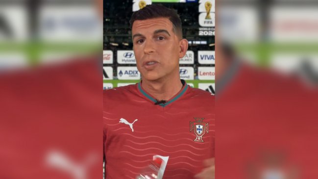 Stefan Kramer imitó a Cristiano Ronaldo: Lloré, pero soy el que mejor llora