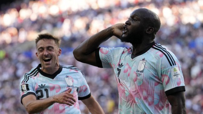 Jugadores de Bélgica celebraron el gol de Lukaku a EE.UU. con el baile de Donald Trump