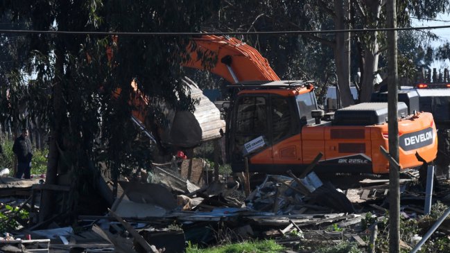 Demolida casi la totalidad de las viviendas en la megatoma de San Antonio
